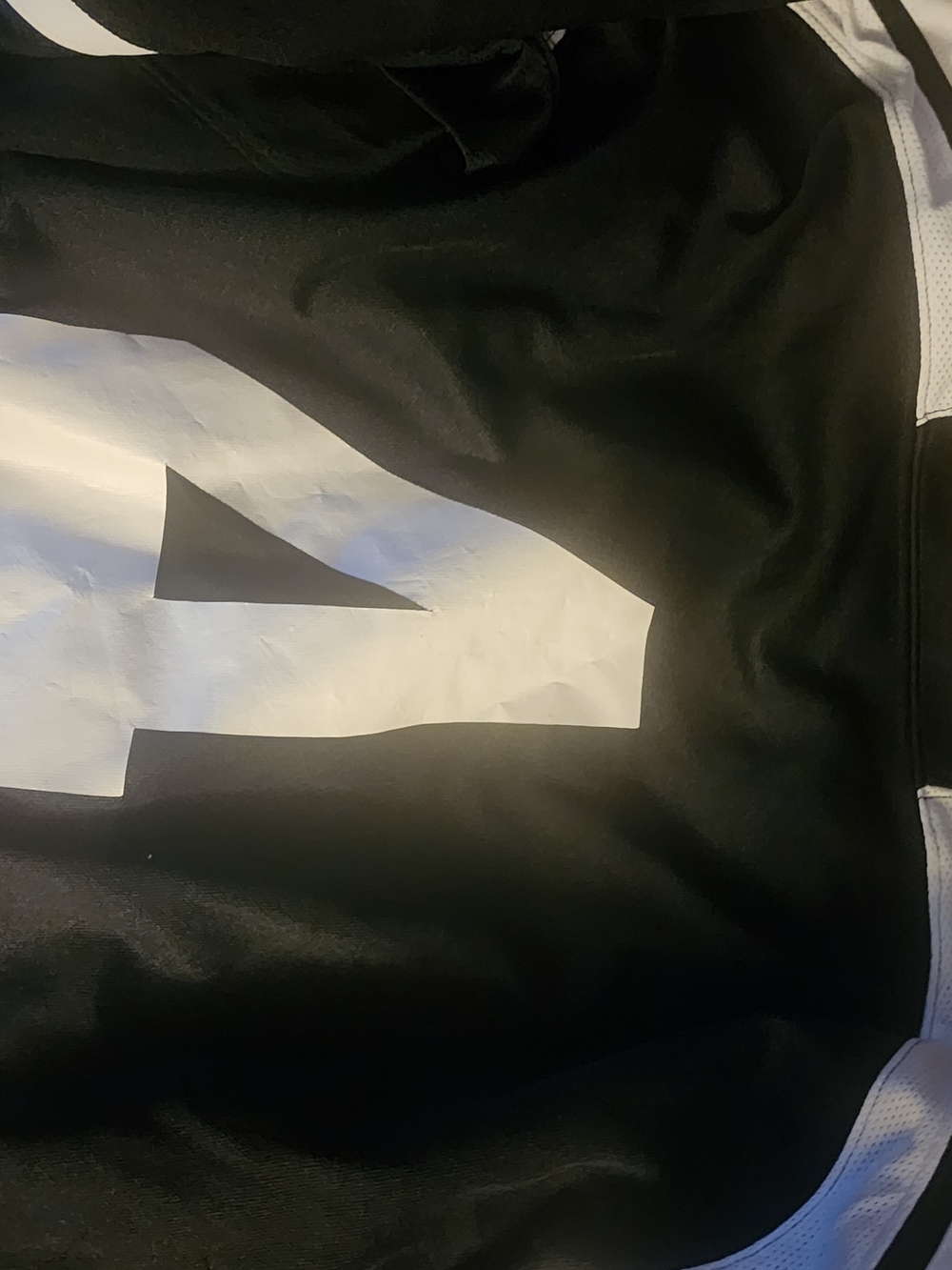 Reebok Black & White Graphic Crew Athletic Top - Picture 5 of 7